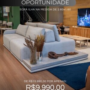 Sofá Ilha 2,60 x 1,60